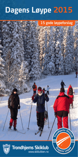 Dagens Løype 2015 - Trondhjems Skiklub