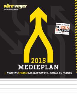 2015 MEDIEPLAN - Teknisk Ukeblad
