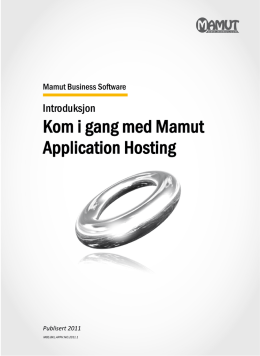 Kom i gang med Mamut Application Hosting