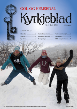 Kyrkjebladet nr.1 2014 - Hemsedal kyrkjelege fellesråd