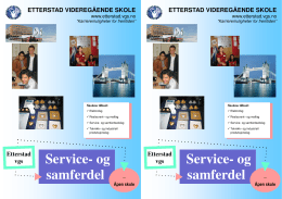Service - Etterstad videregående skole