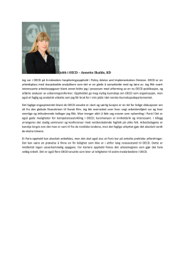 Jobb i OECD – Annette Skalde, KD