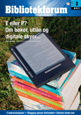 E eller P? Om bøker, utlån og digitale skyerSide 8