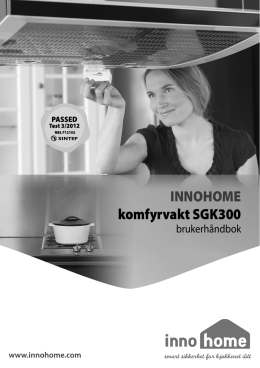 INNOHOME komfyrvakt SGK300