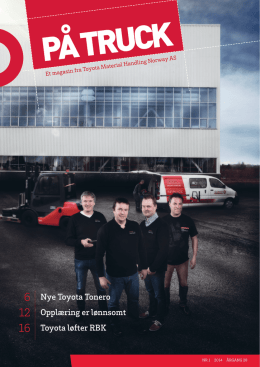 Les På Truck her - Toyota Material Handling Norway