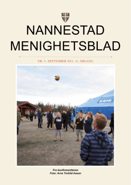 Nr. 3 - 2014 - Nannestad kirkelige fellesråd