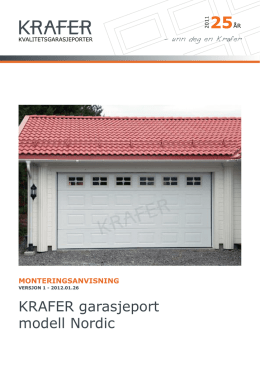 KRAFER garasjeport modell Nordic