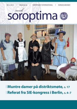 Nr. 6 2013 - Soroptimist Norway