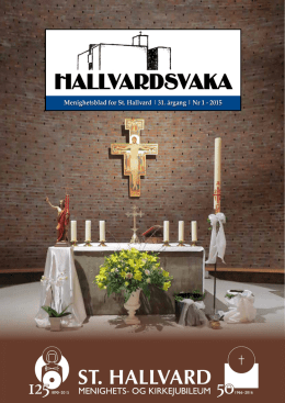 HALLVARDSVAKA Nr. 1/2015 - St. Hallvard