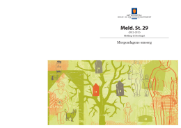 Meld. St. 29 (2012-2013)