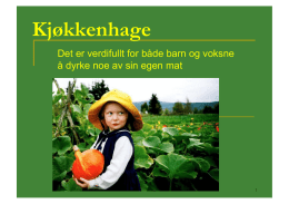 Helge Jensen: Økologisk kjøkkenhage (pdf, 17,5Mb)