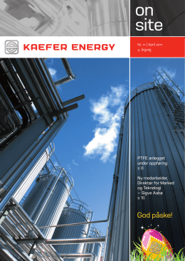 KAEFER ENERGY On Site 2011