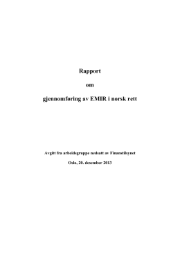 Rapport om gjennomføring av EMIR i norsk rett.pdf