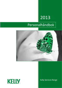 Personalhandbok eksterne medarbeidere juni 2013