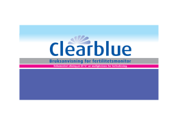 Clearblue Fertilitetsmonitor