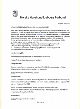 Referat RS-2012.pdf - Norske harehundklubbers forbund