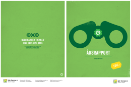 &Aring;rsrapport_2012 - Agder Renovasjon