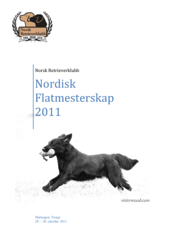 Nordisk Flatmesterskap 2011