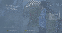 Årsrapport 2011 - Oslo politiforening