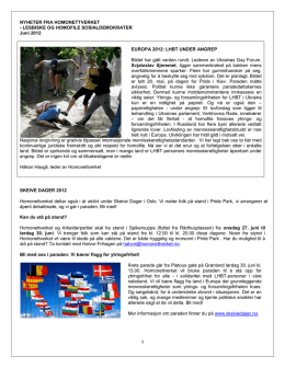 Nyhetsbrev nr. 57 juni 2012 (pdf)