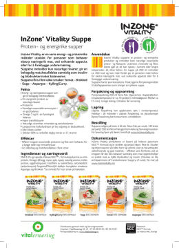 InZone® Vitality Suppe