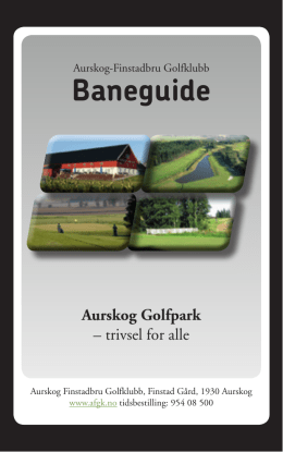 Baneguide - Aurskog Golfpark