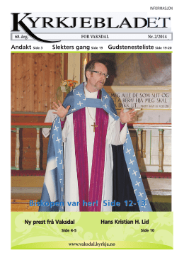 KB 2 2014 rett siste korr - Velkomen til Den norske kyrkja i Vaksdal