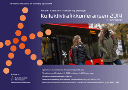 Kollektivtrafikkonferansen 2014