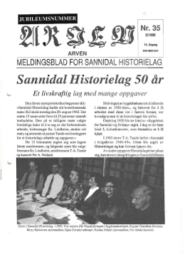 Sannidal Historielag 50 ar