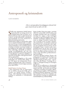 Antroposofi og kristendom
