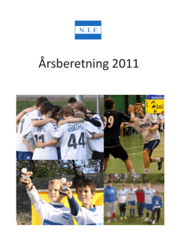 Årsberetning 2010 - Nordstrand Idrettsforening