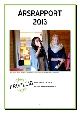 KORGEN 25.02.2014 - Hemnes Frivilligsentral