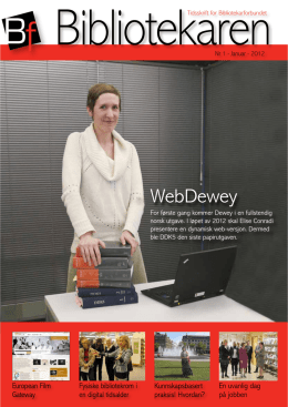 WebDewey - Bibliotekarforbundet