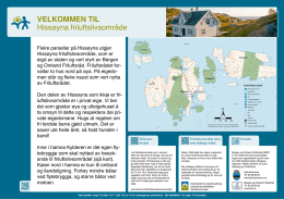 Informasjonstavle Hissøyna - Bergen og Omland Friluftsråd