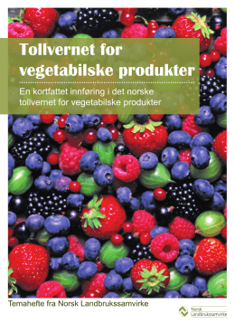 Tollvernet for vegetabilske produkter