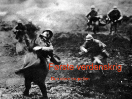 Første verdenskrig