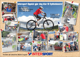 Intersport Oppdal gjør deg klar til Sykkelenern!