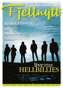 HELLBILLIES - FjellNytt.com