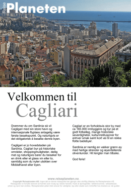 Cagliari pdf - Reiseplaneten