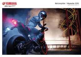 MC & Scootere Brosjyre 2015 - Yamaha