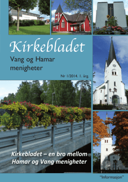 Kirkebladet - Kirken i Hamar