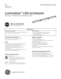 LuminationTM LED-armaturer