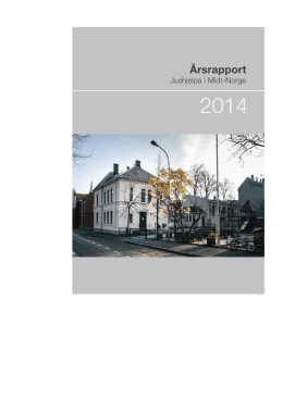 Årsrapport 2014.pdf - Jushjelpa i Midt