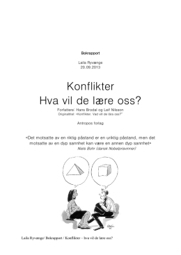 Bokrapport Laila Ryvænge 2013_OK.pdf