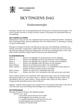 Statutter Skytingens Dag - Sandar og Sandefjord skytterlag