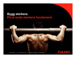 Ruukki-RR og RRs peler dimensjonering og stoppkriterier