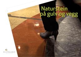 gulv brosjyre - Ellingard Naturstein