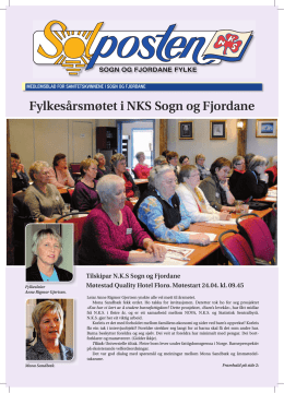 Fylkesårsmøtet i NKS Sogn og Fjordane