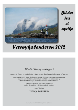 Værøykalender 2012 (pdf) - værøya.no