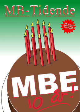 MB Entusiastklubb medlemsblad – Nr. 4, 2010 – 11